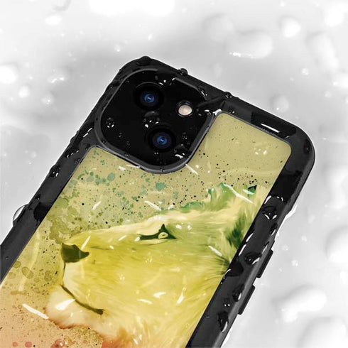 Profile of the Lion of Judah iPhone 15 Waterproof Case